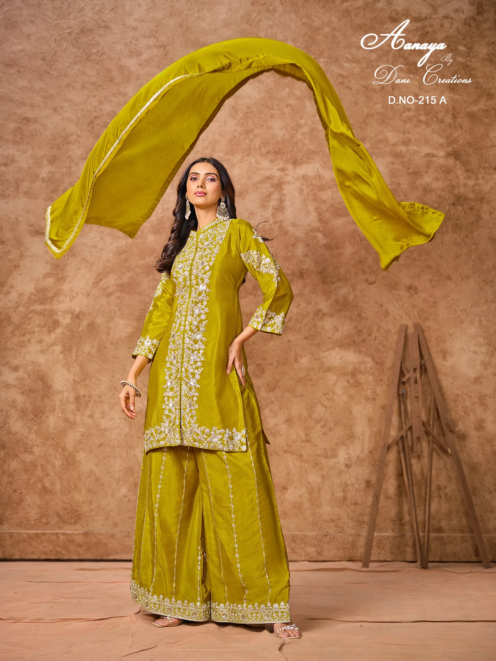 Aanaya Vol 215 By Dani Chinon Silk Designer Salwar Kameez Wholesale In India